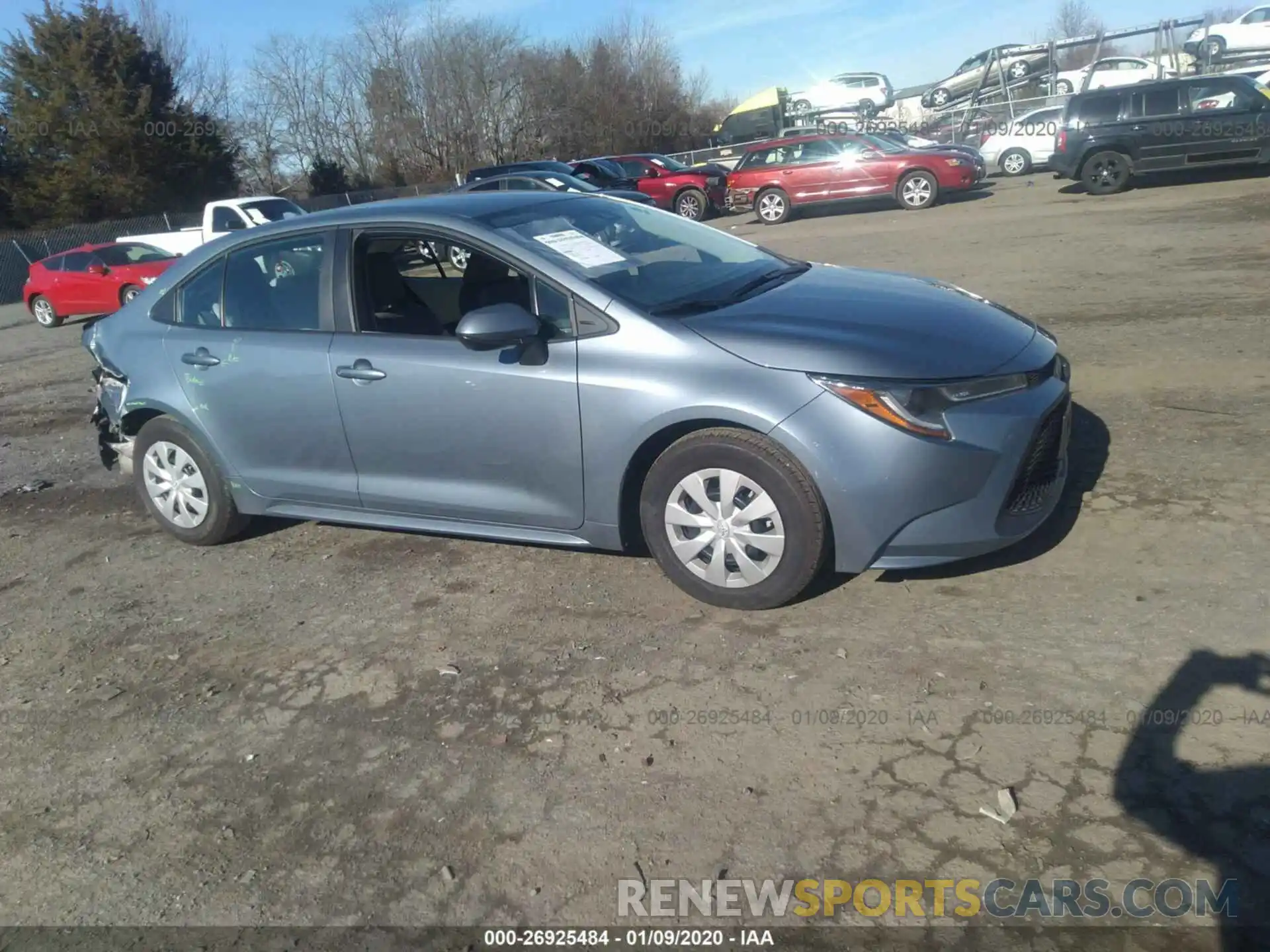 1 Photograph of a damaged car 5YFDPRAE0LP031772 TOYOTA COROLLA 2020