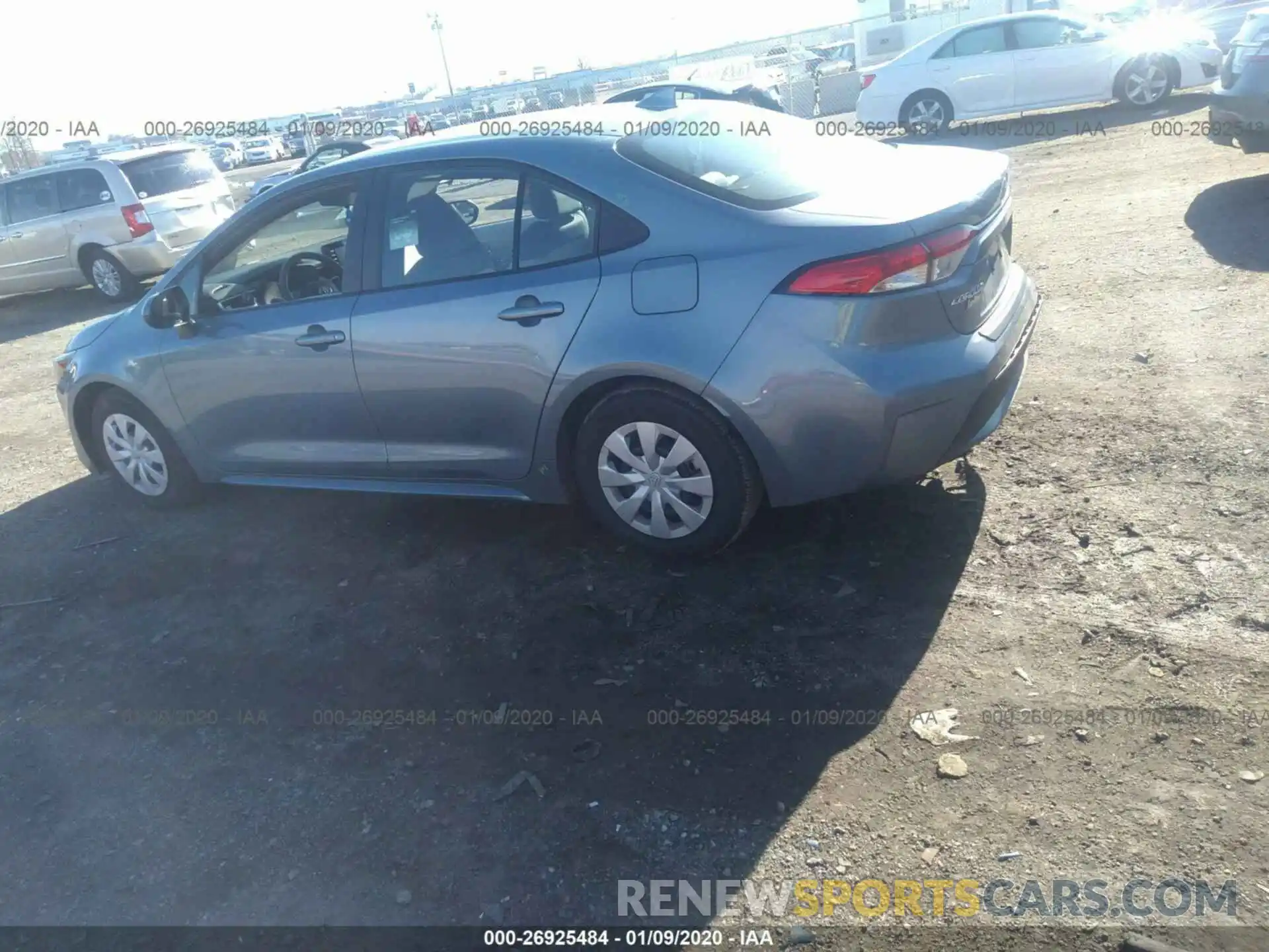 3 Photograph of a damaged car 5YFDPRAE0LP031772 TOYOTA COROLLA 2020