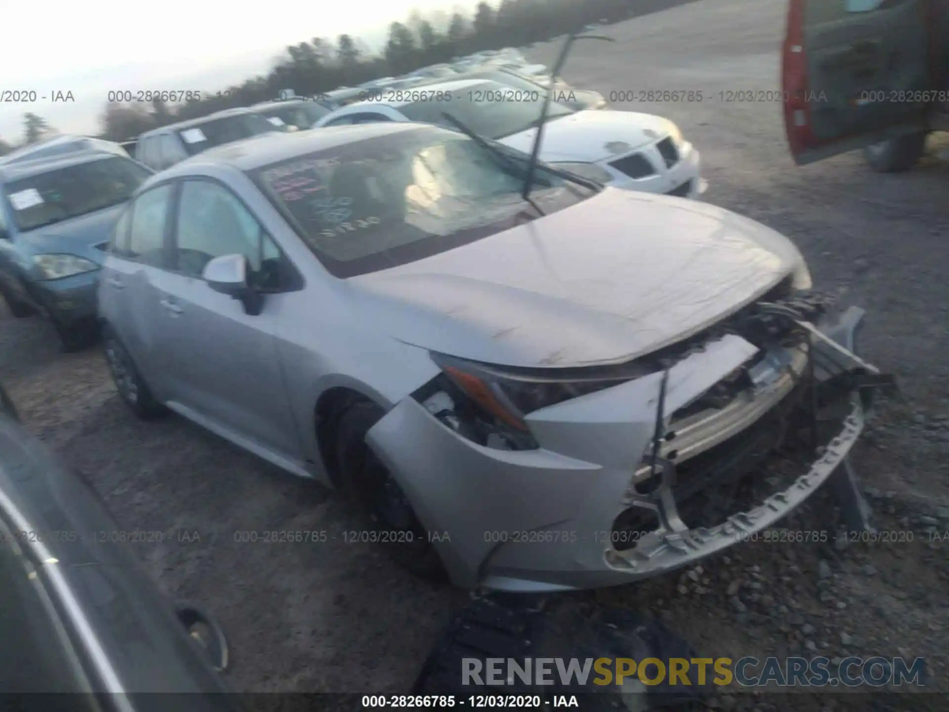 1 Photograph of a damaged car 5YFDPRAE0LP042741 TOYOTA COROLLA 2020