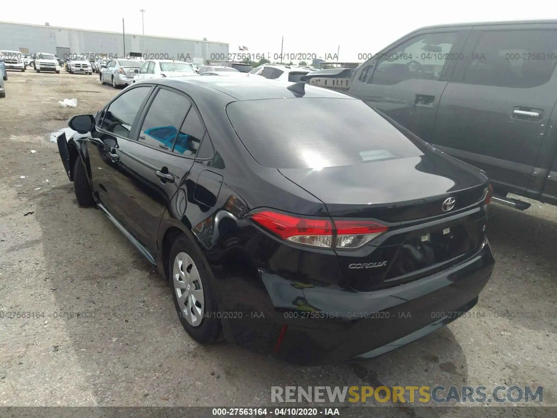 3 Photograph of a damaged car 5YFDPRAE0LP065940 TOYOTA COROLLA 2020