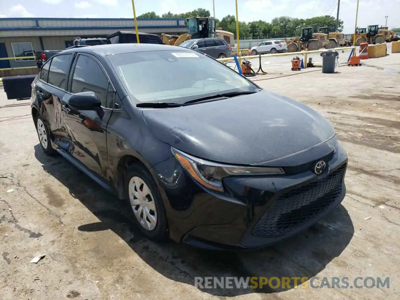 1 Photograph of a damaged car 5YFDPRAE0LP106194 TOYOTA COROLLA 2020