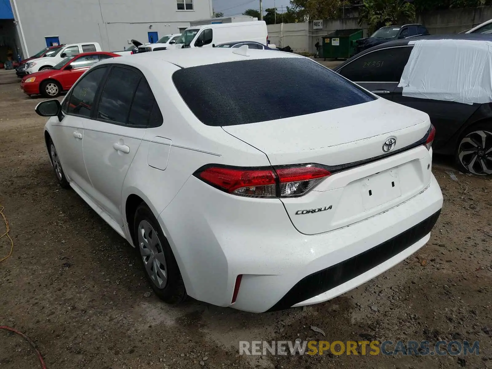 3 Photograph of a damaged car 5YFDPRAE1LP077594 TOYOTA COROLLA 2020