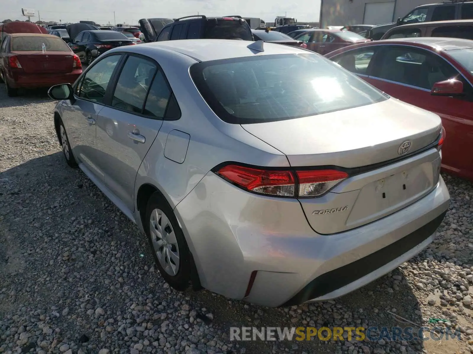 3 Photograph of a damaged car 5YFDPRAE2LP031059 TOYOTA COROLLA 2020