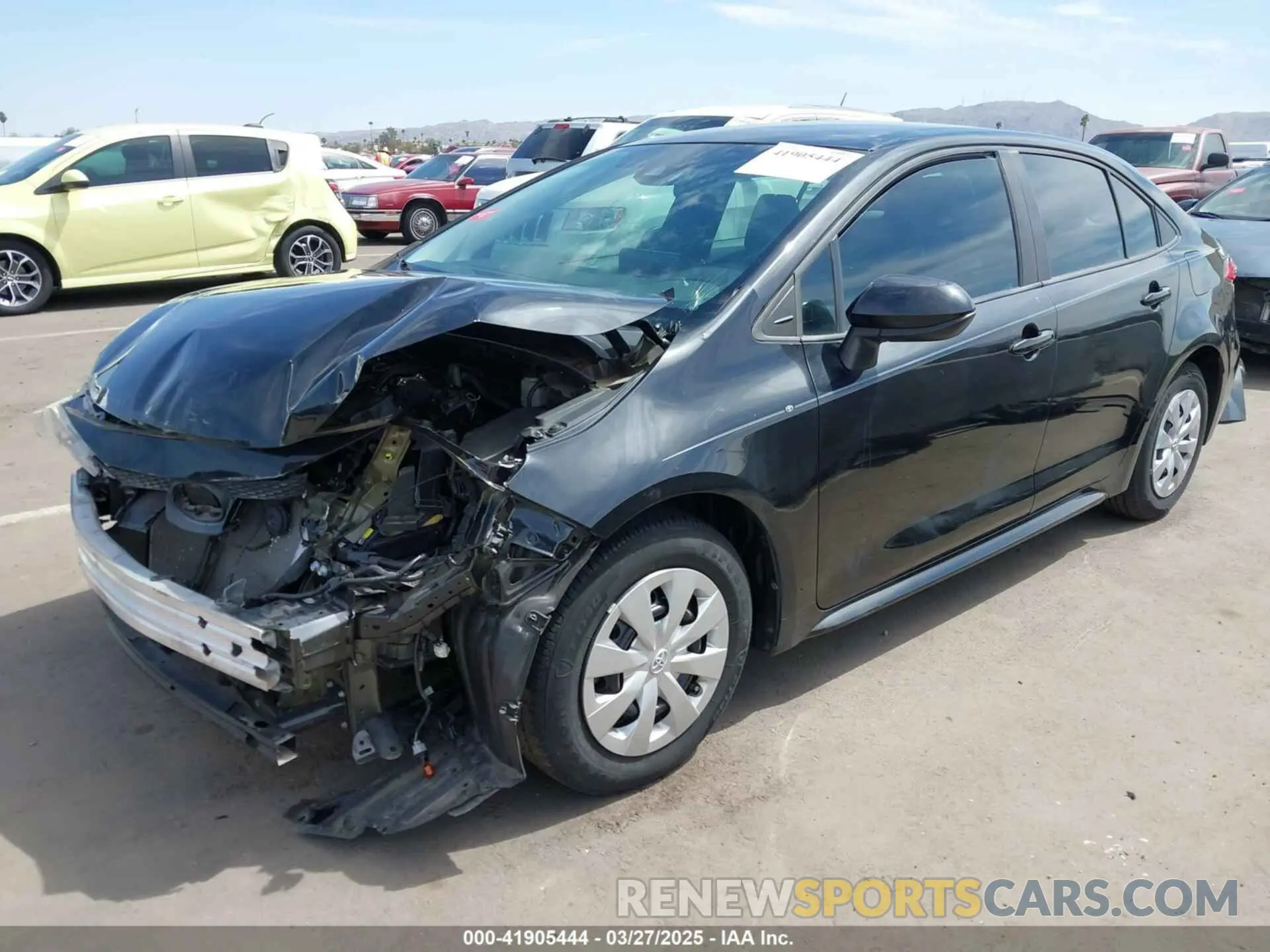 2 Photograph of a damaged car 5YFDPRAE2LP073568 TOYOTA COROLLA 2020