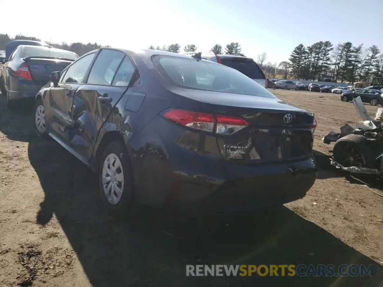 3 Photograph of a damaged car 5YFDPRAE3LP005912 TOYOTA COROLLA 2020