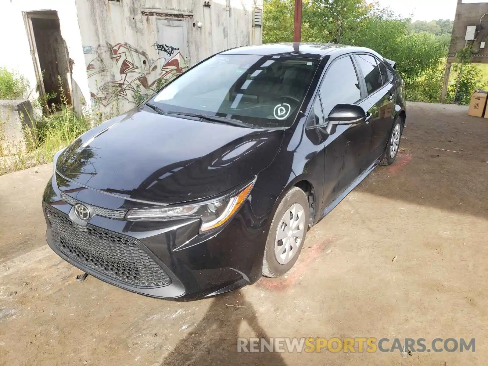 2 Photograph of a damaged car 5YFDPRAE3LP053457 TOYOTA COROLLA 2020