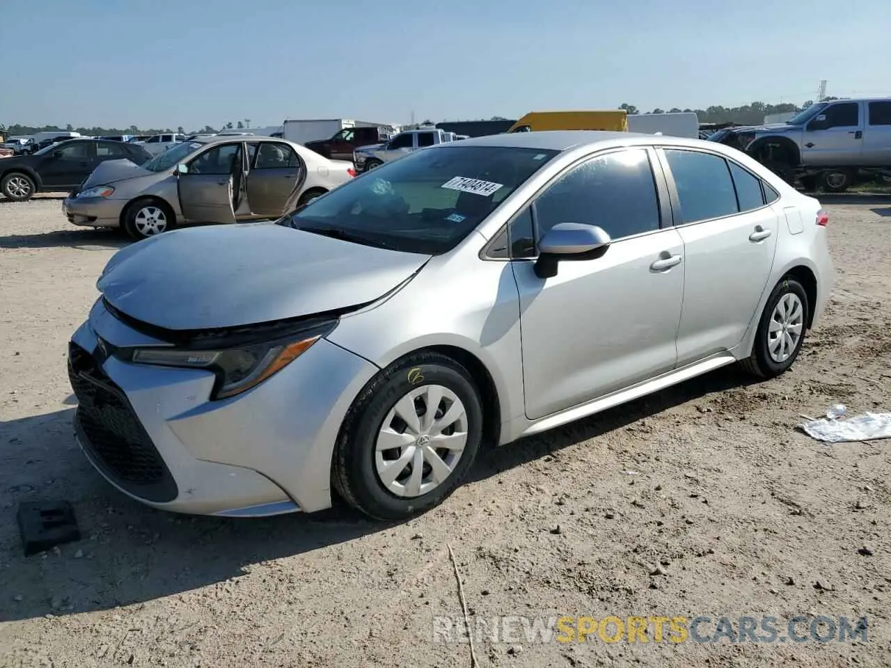 1 Photograph of a damaged car 5YFDPRAE3LP106528 TOYOTA COROLLA 2020