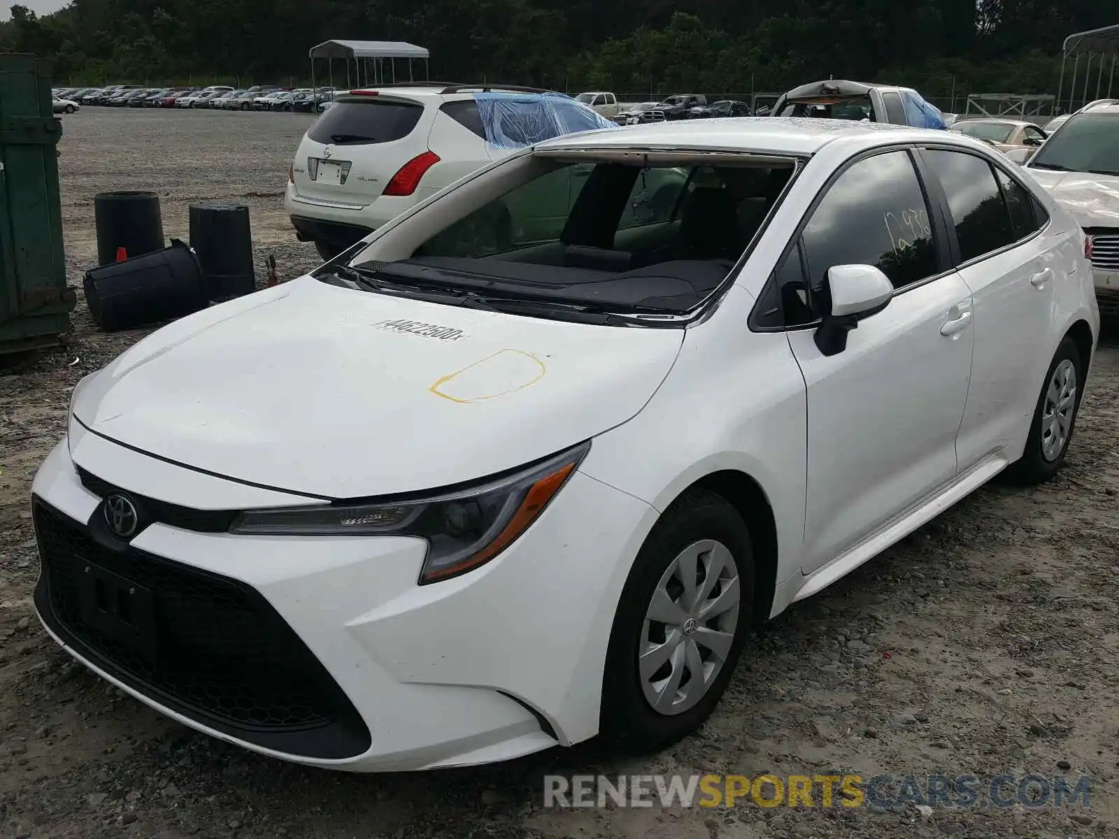 2 Photograph of a damaged car 5YFDPRAE3LP118873 TOYOTA COROLLA 2020