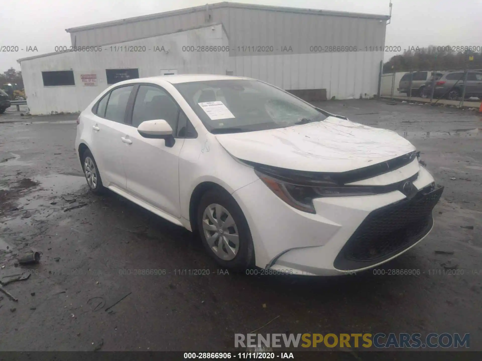 1 Photograph of a damaged car 5YFDPRAE4LP047134 TOYOTA COROLLA 2020