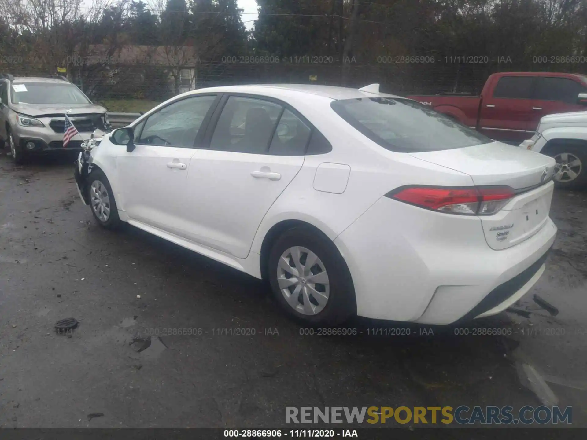 3 Photograph of a damaged car 5YFDPRAE4LP047134 TOYOTA COROLLA 2020