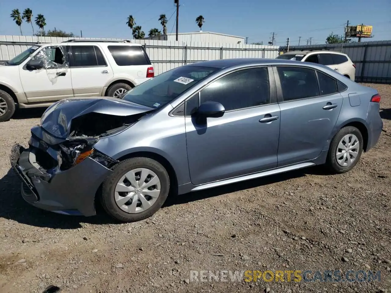1 Photograph of a damaged car 5YFDPRAE5LP046994 TOYOTA COROLLA 2020