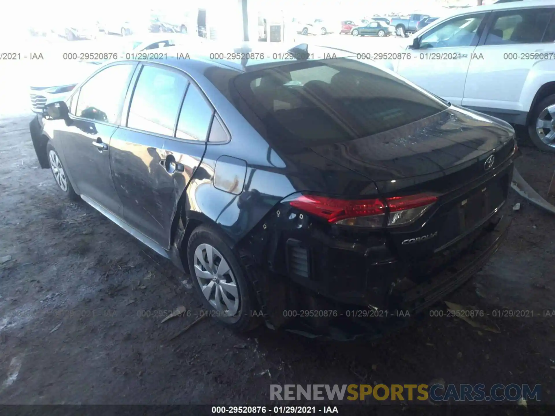 3 Photograph of a damaged car 5YFDPRAE5LP068140 TOYOTA COROLLA 2020