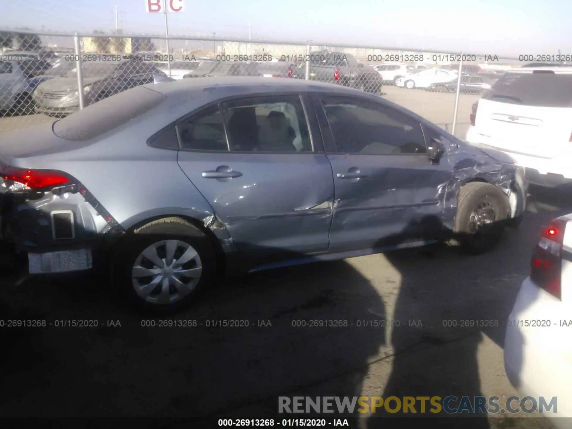 6 Photograph of a damaged car 5YFDPRAE6LP013454 TOYOTA COROLLA 2020