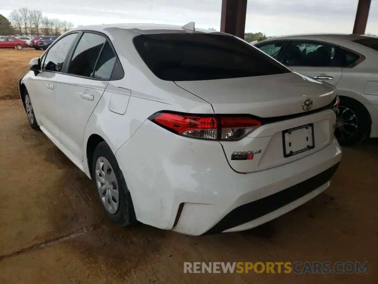 3 Photograph of a damaged car 5YFDPRAE6LP063447 TOYOTA COROLLA 2020