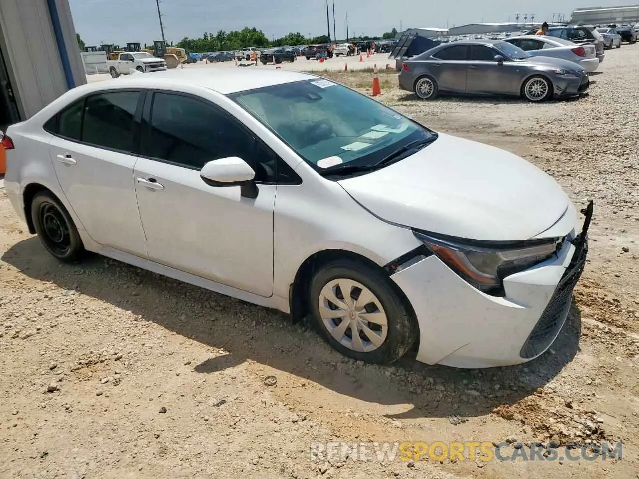 4 Photograph of a damaged car 5YFDPRAE7LP019764 TOYOTA COROLLA 2020