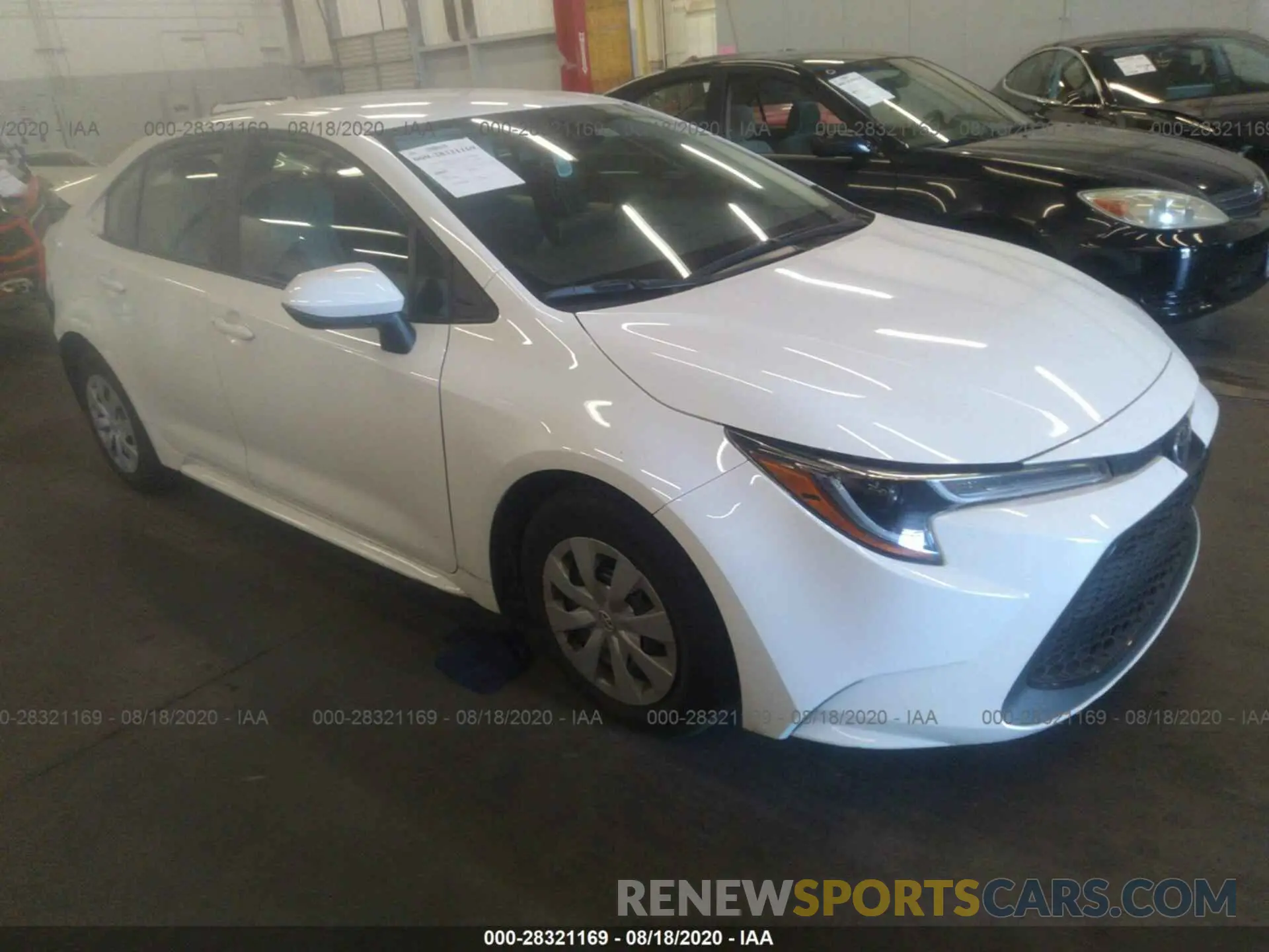 1 Photograph of a damaged car 5YFDPRAE7LP026357 TOYOTA COROLLA 2020