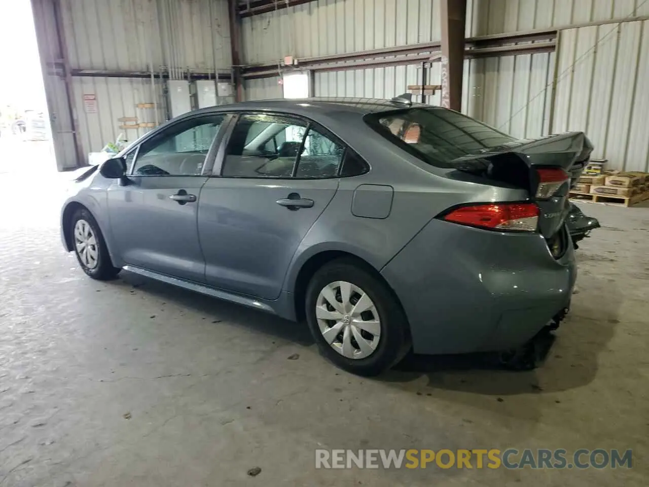 2 Photograph of a damaged car 5YFDPRAE8LP007445 TOYOTA COROLLA 2020