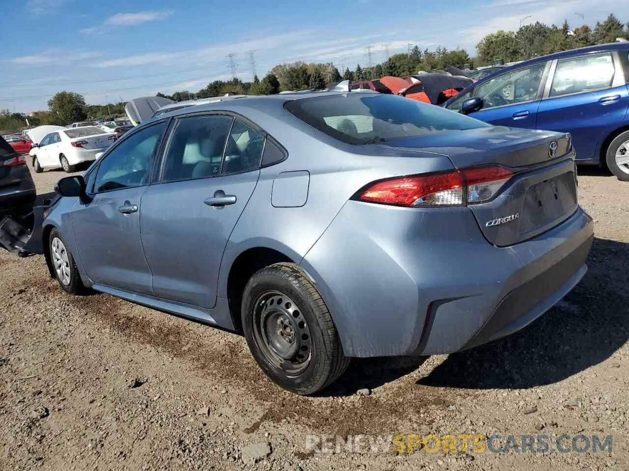 2 Photograph of a damaged car 5YFDPRAE8LP018624 TOYOTA COROLLA 2020