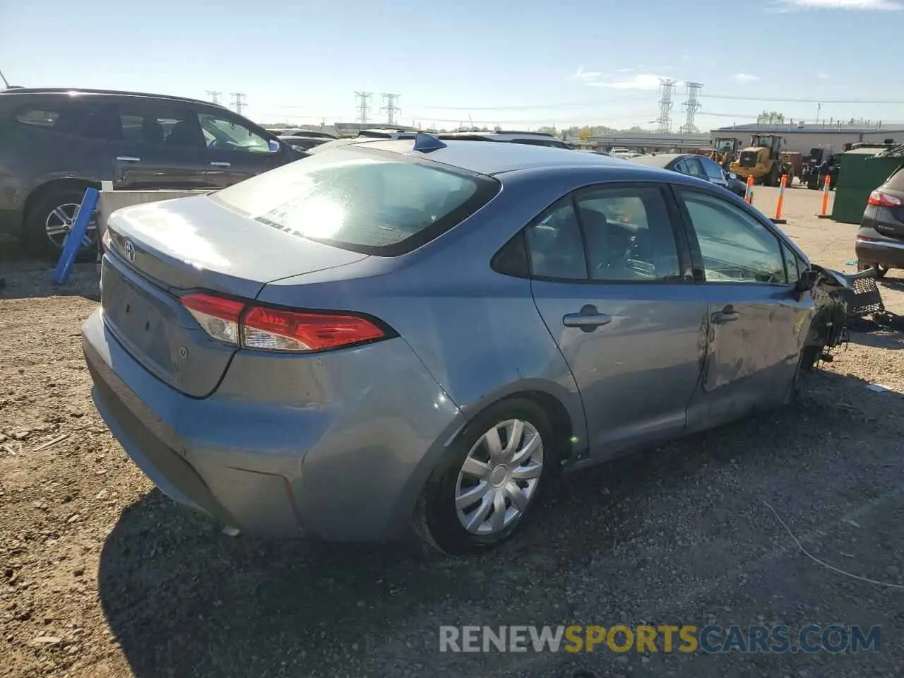 3 Photograph of a damaged car 5YFDPRAE8LP018624 TOYOTA COROLLA 2020