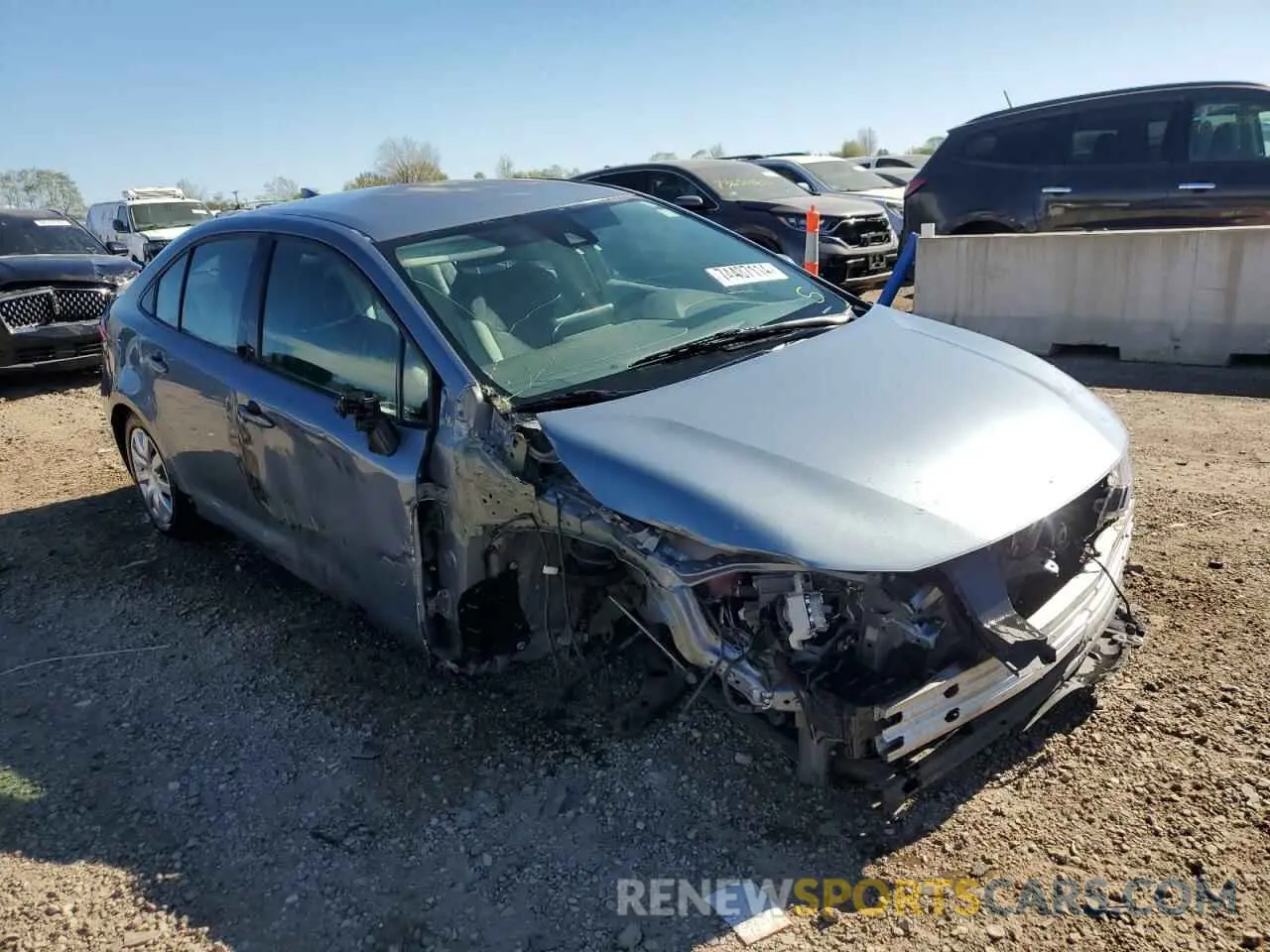 4 Photograph of a damaged car 5YFDPRAE8LP018624 TOYOTA COROLLA 2020