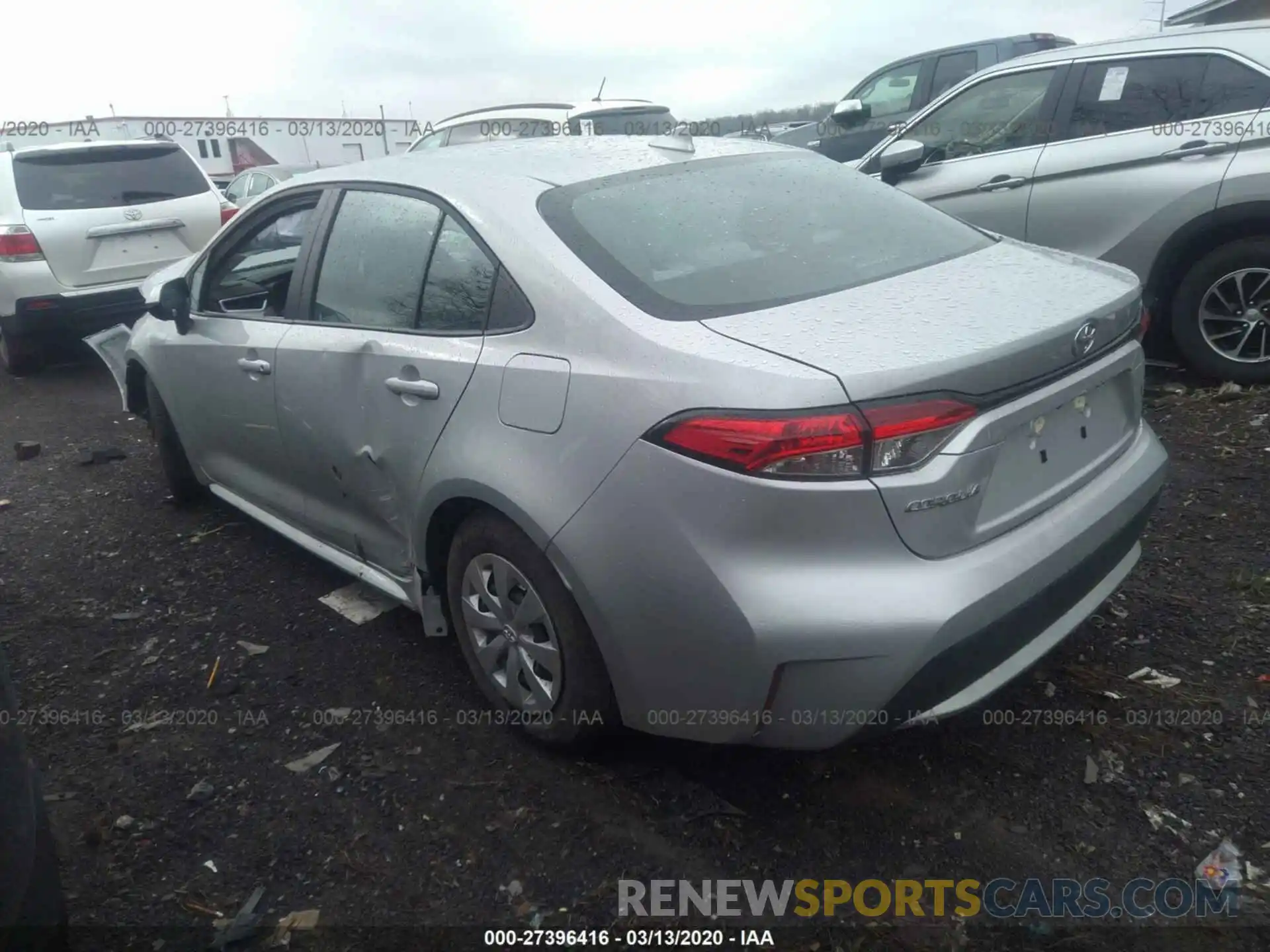 3 Photograph of a damaged car 5YFDPRAE8LP050666 TOYOTA COROLLA 2020