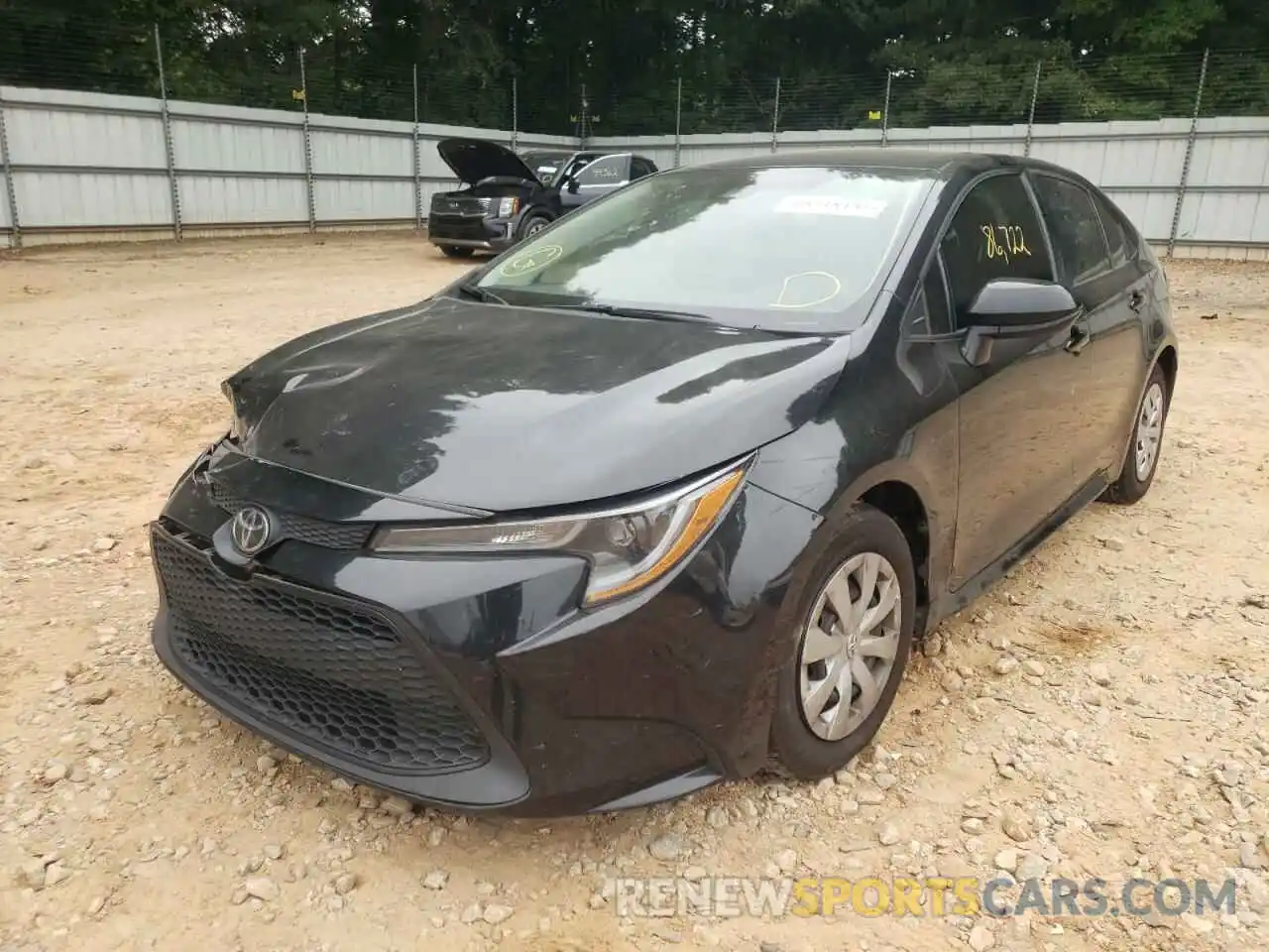 2 Photograph of a damaged car 5YFDPRAE8LP053843 TOYOTA COROLLA 2020