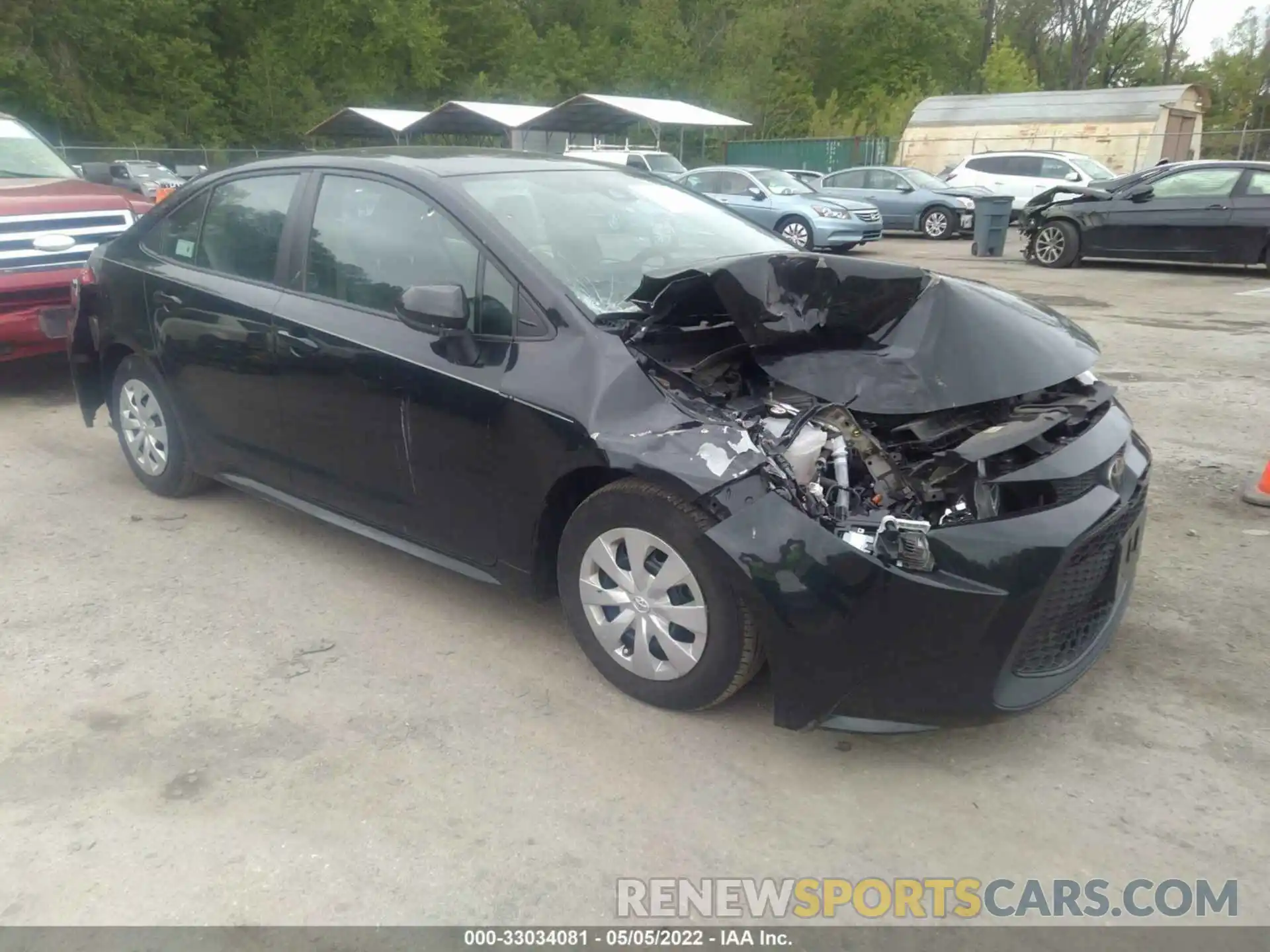 1 Photograph of a damaged car 5YFDPRAE9LP007647 TOYOTA COROLLA 2020