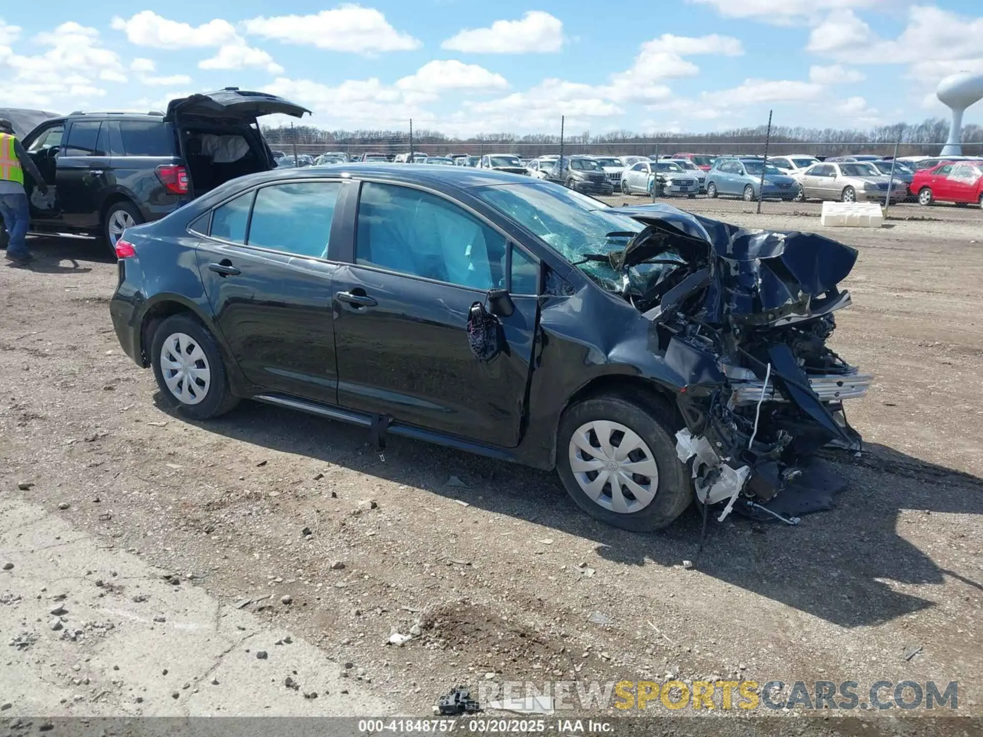 1 Photograph of a damaged car 5YFDPRAE9LP047985 TOYOTA COROLLA 2020