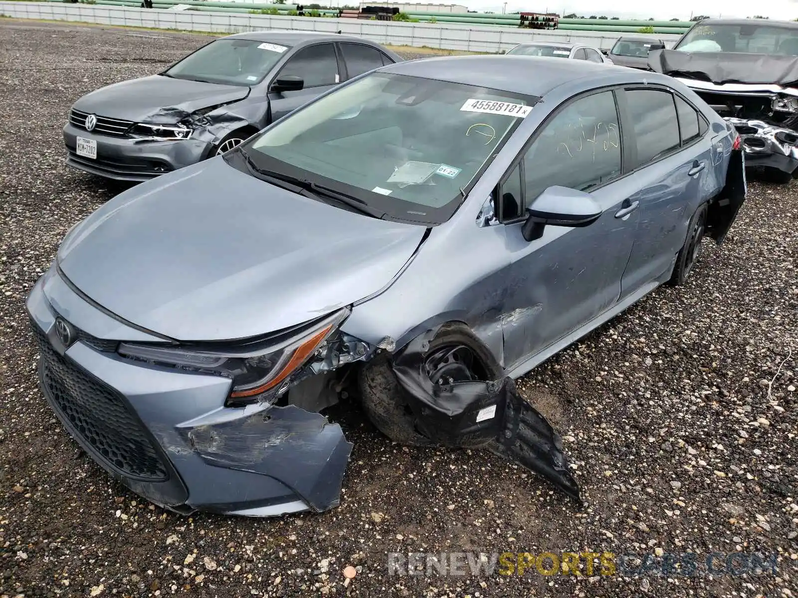 2 Photograph of a damaged car 5YFDPRAEXLP055061 TOYOTA COROLLA 2020