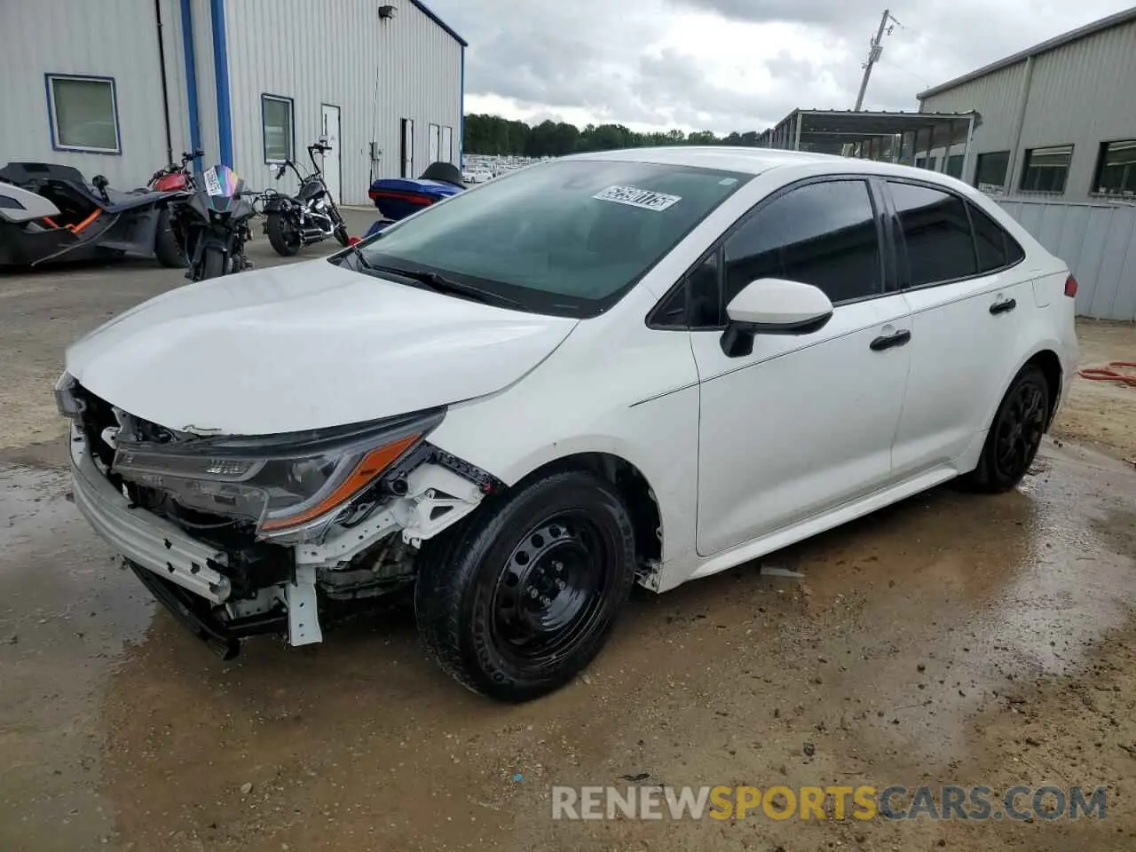 1 Photograph of a damaged car 5YFDPRAEXLP067632 TOYOTA COROLLA 2020