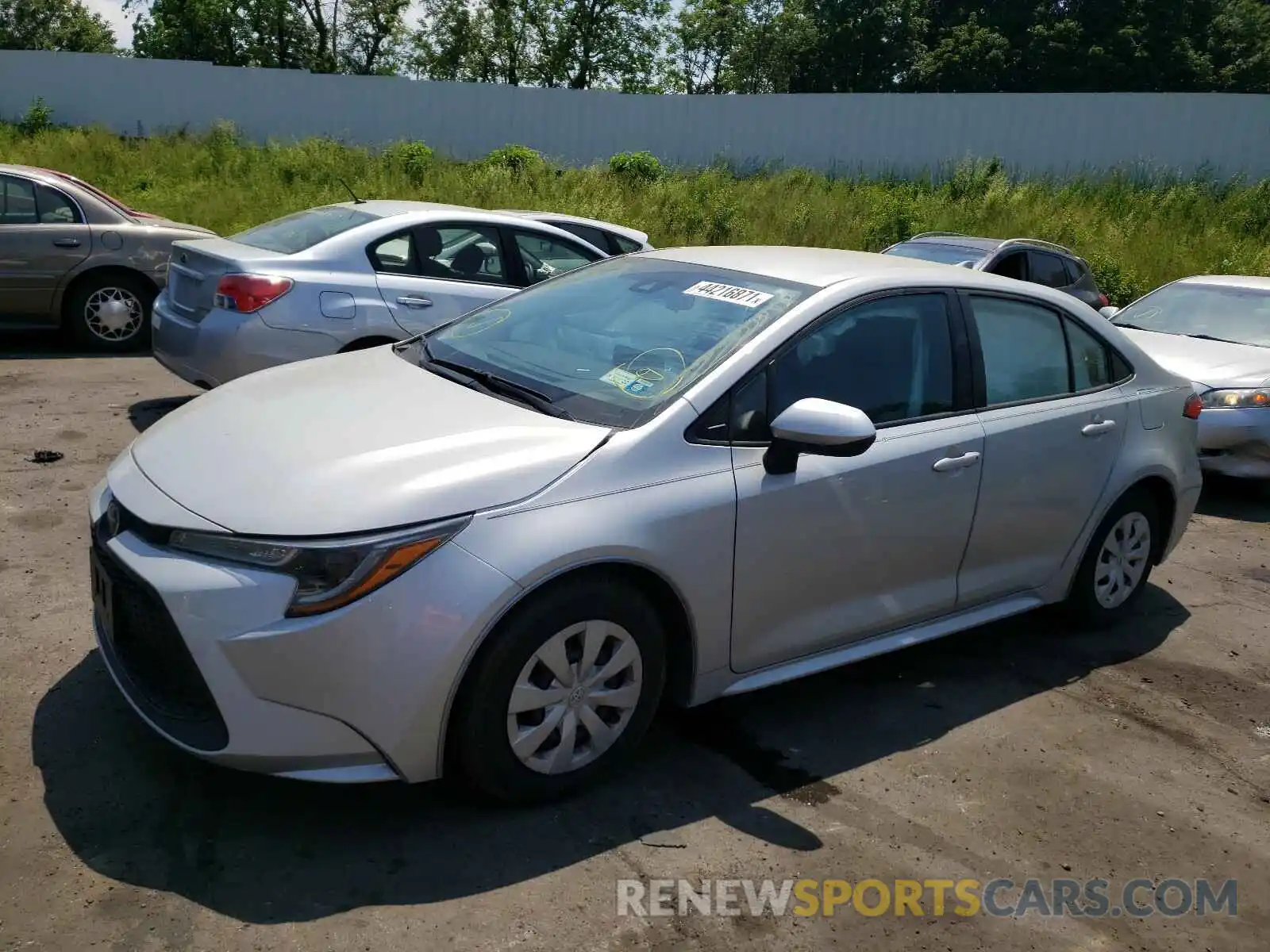 2 Photograph of a damaged car 5YFDPRAEXLP119583 TOYOTA COROLLA 2020