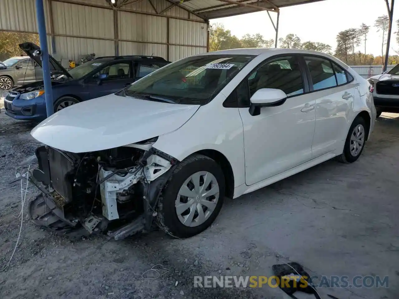 1 Photograph of a damaged car 5YFDPRAEXLP141003 TOYOTA COROLLA 2020