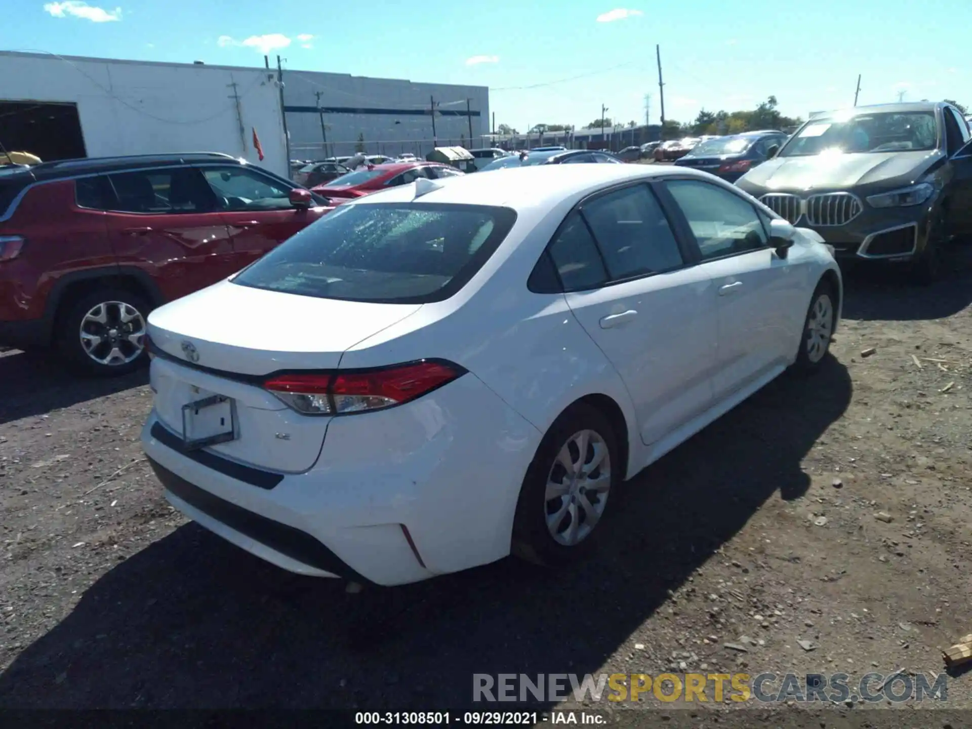 4 Photograph of a damaged car 5YFEPRAE0LP001644 TOYOTA COROLLA 2020