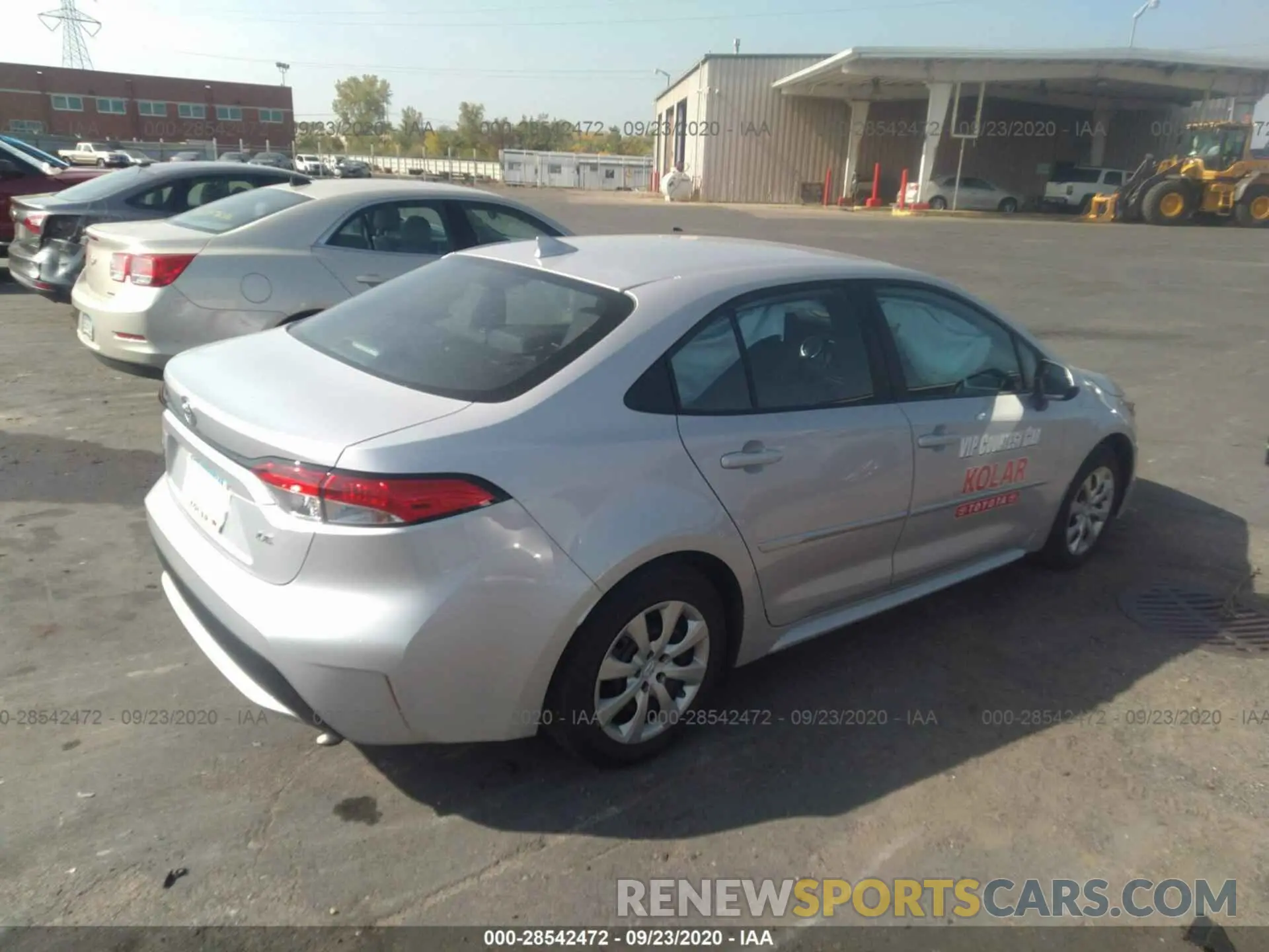 4 Photograph of a damaged car 5YFEPRAE0LP004219 TOYOTA COROLLA 2020