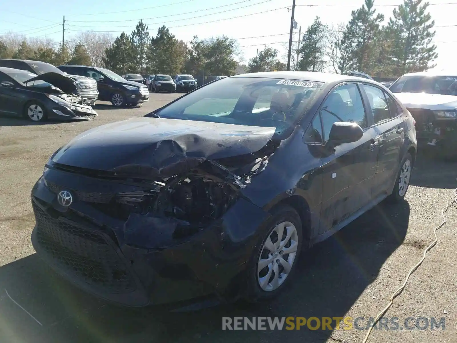 2 Photograph of a damaged car 5YFEPRAE0LP018167 TOYOTA COROLLA 2020