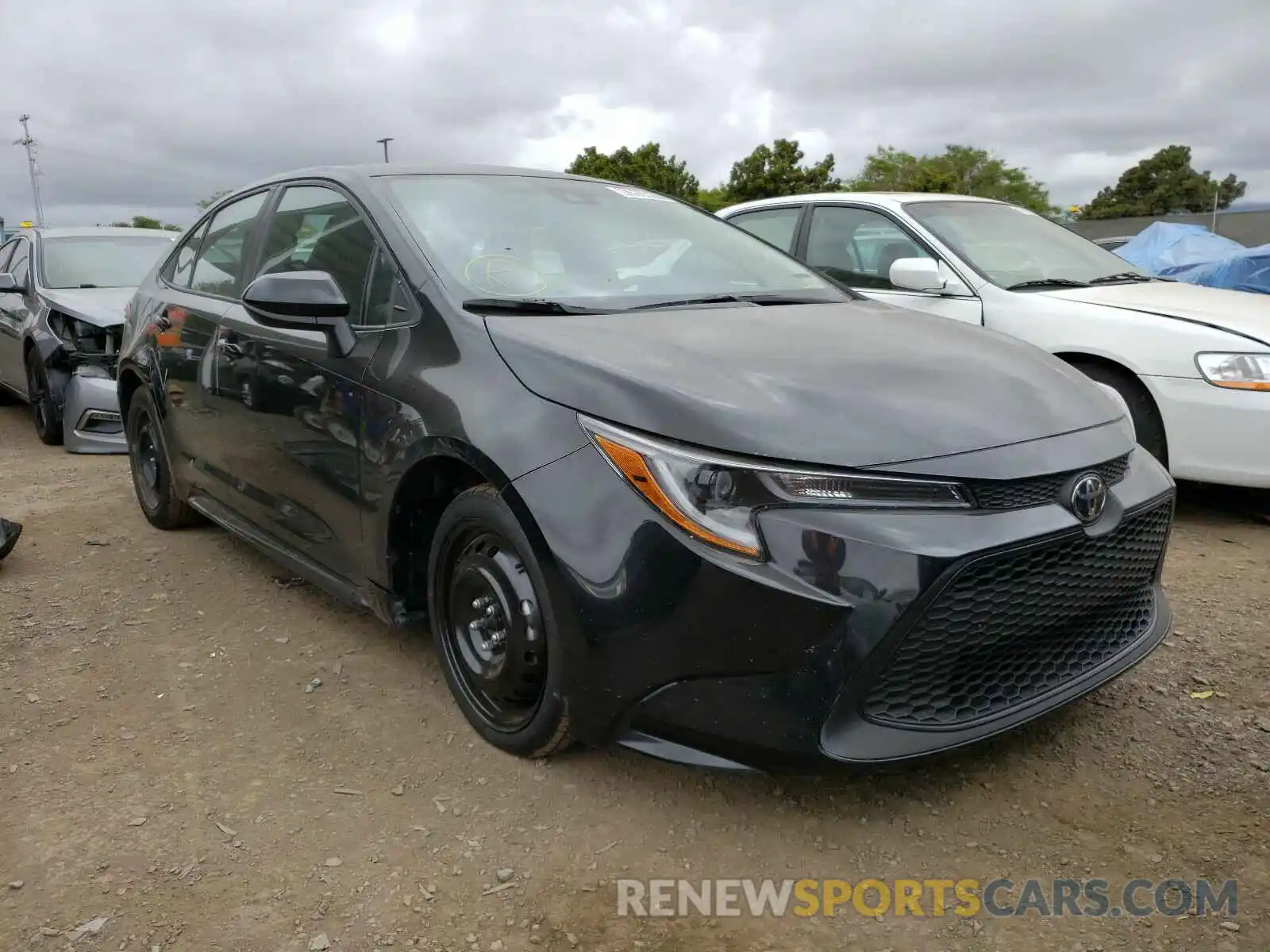 1 Photograph of a damaged car 5YFEPRAE0LP019593 TOYOTA COROLLA 2020