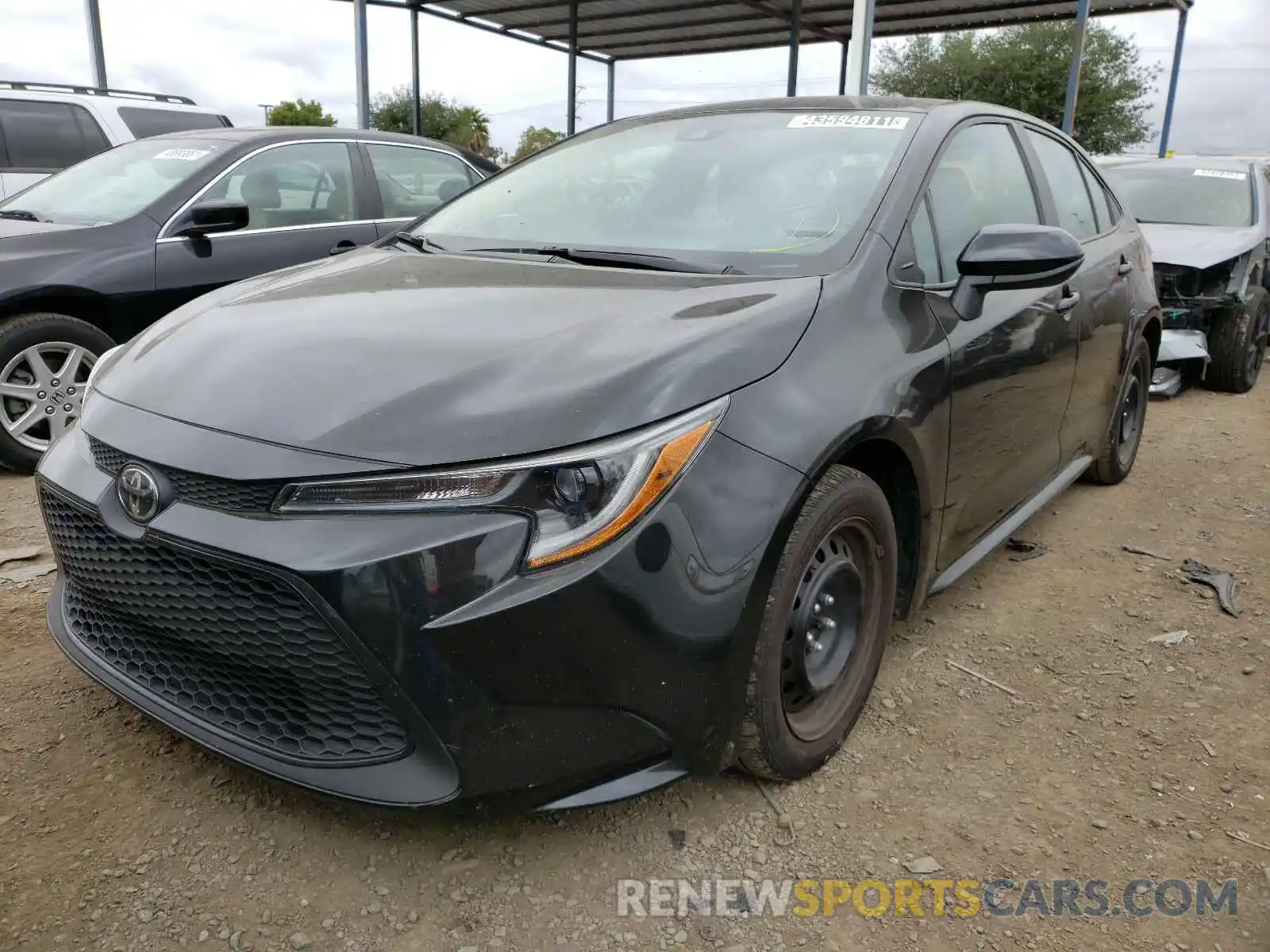 2 Photograph of a damaged car 5YFEPRAE0LP019593 TOYOTA COROLLA 2020