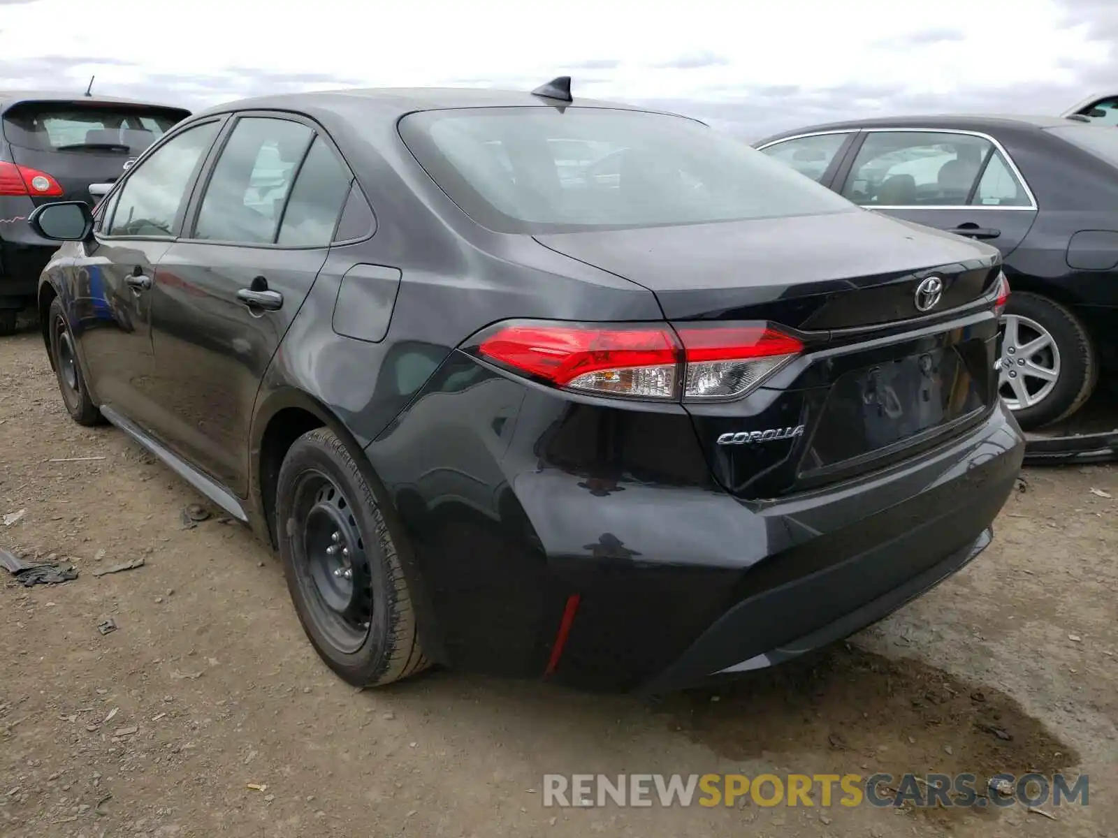 3 Photograph of a damaged car 5YFEPRAE0LP019593 TOYOTA COROLLA 2020