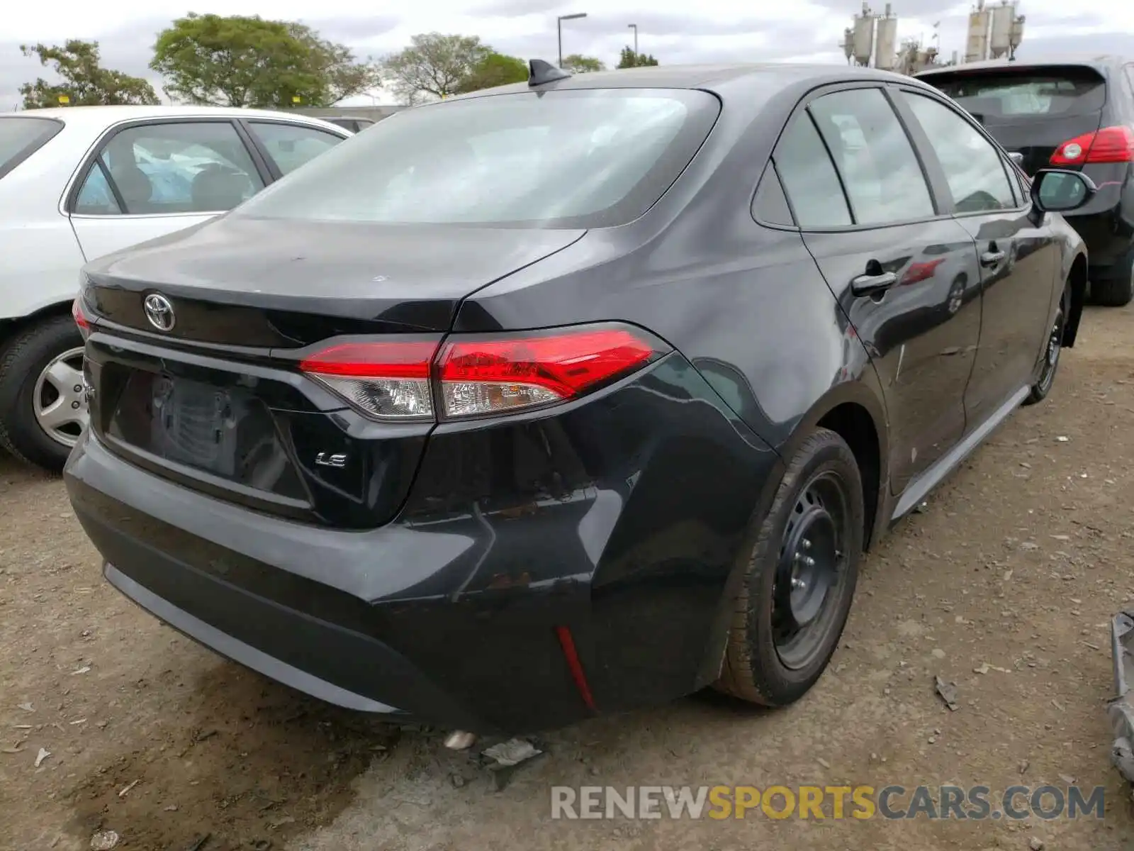 4 Photograph of a damaged car 5YFEPRAE0LP019593 TOYOTA COROLLA 2020