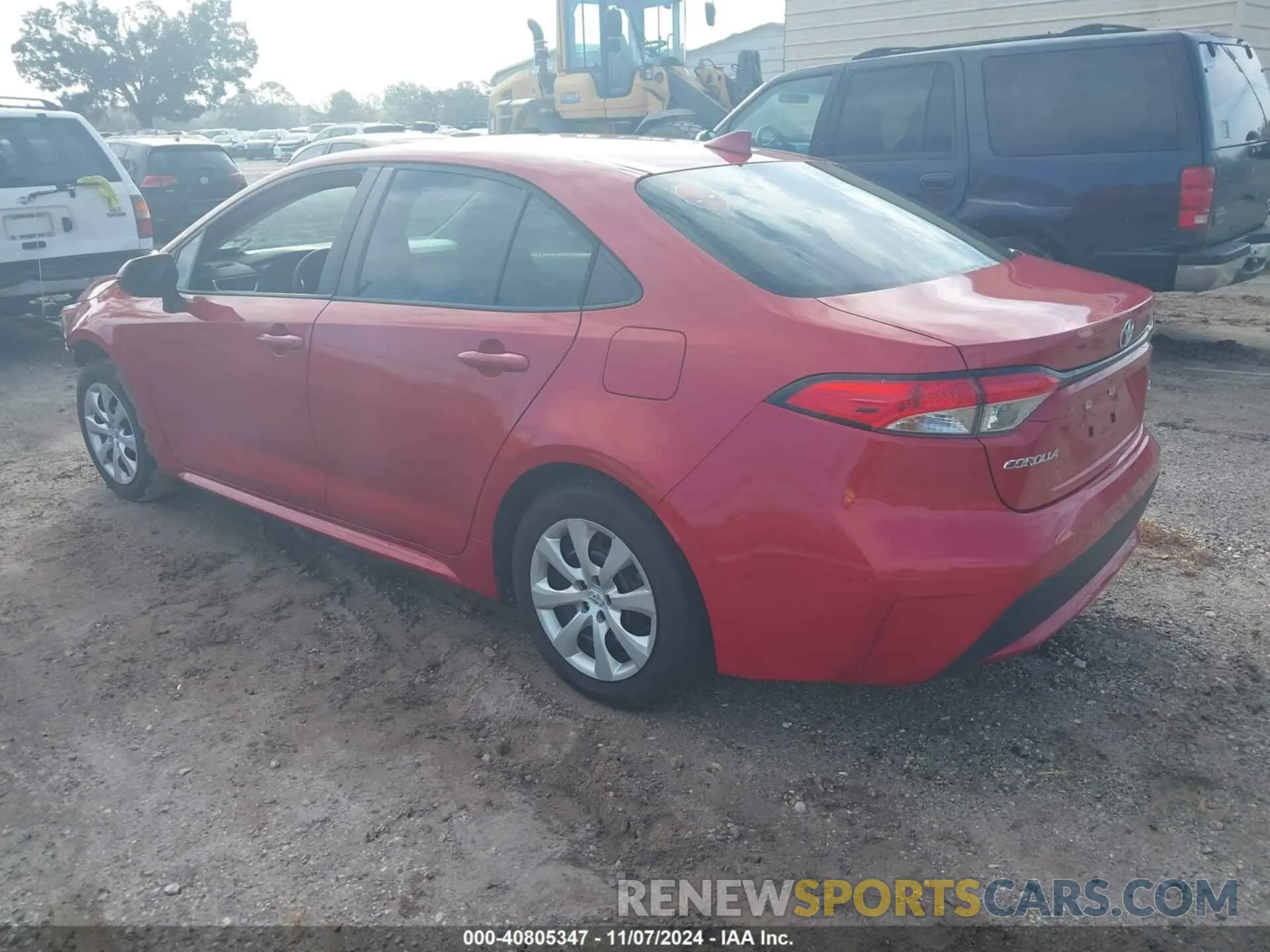 3 Photograph of a damaged car 5YFEPRAE0LP028682 TOYOTA COROLLA 2020