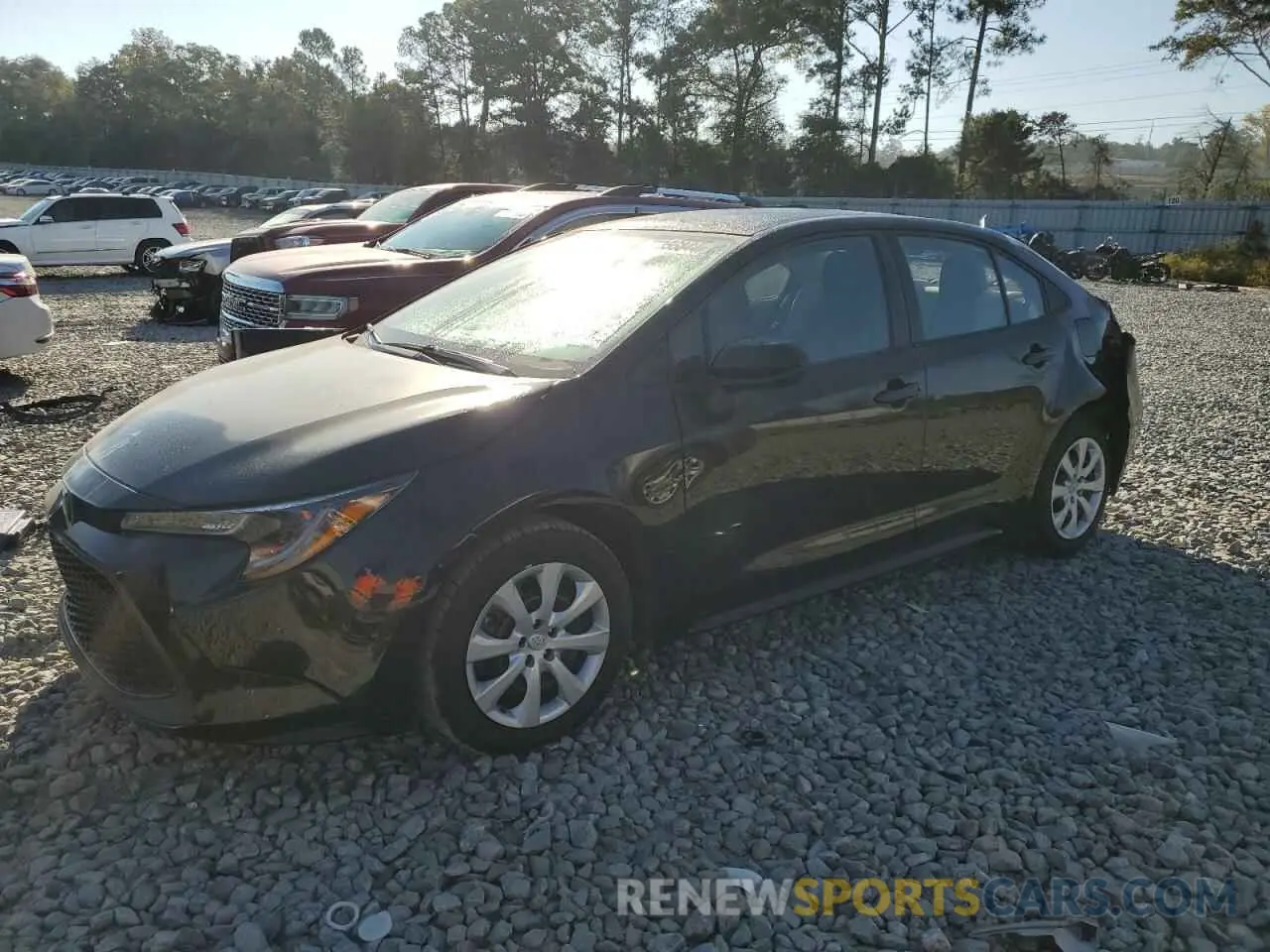 1 Photograph of a damaged car 5YFEPRAE0LP034787 TOYOTA COROLLA 2020