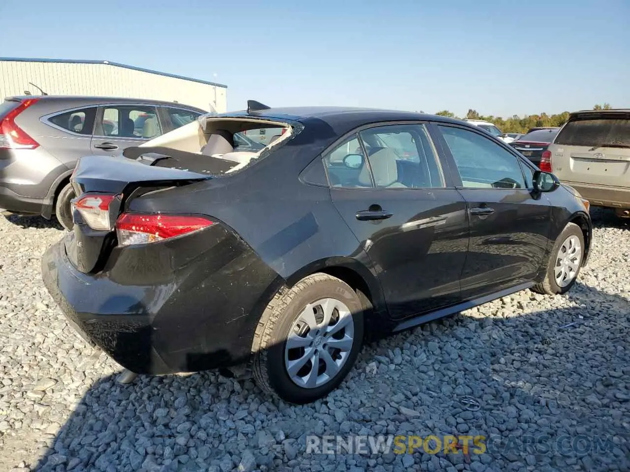 3 Photograph of a damaged car 5YFEPRAE0LP034787 TOYOTA COROLLA 2020