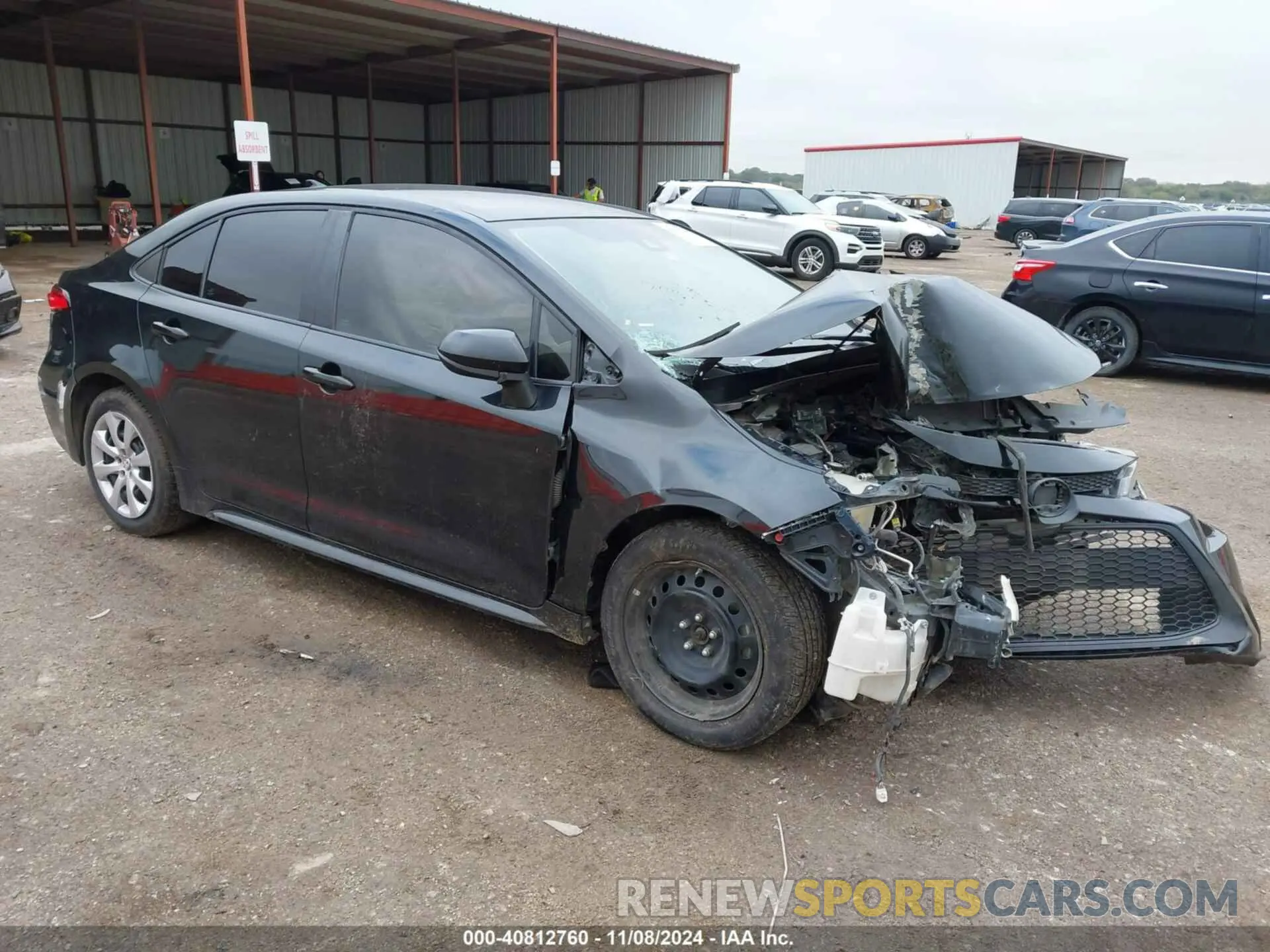 1 Photograph of a damaged car 5YFEPRAE0LP039830 TOYOTA COROLLA 2020
