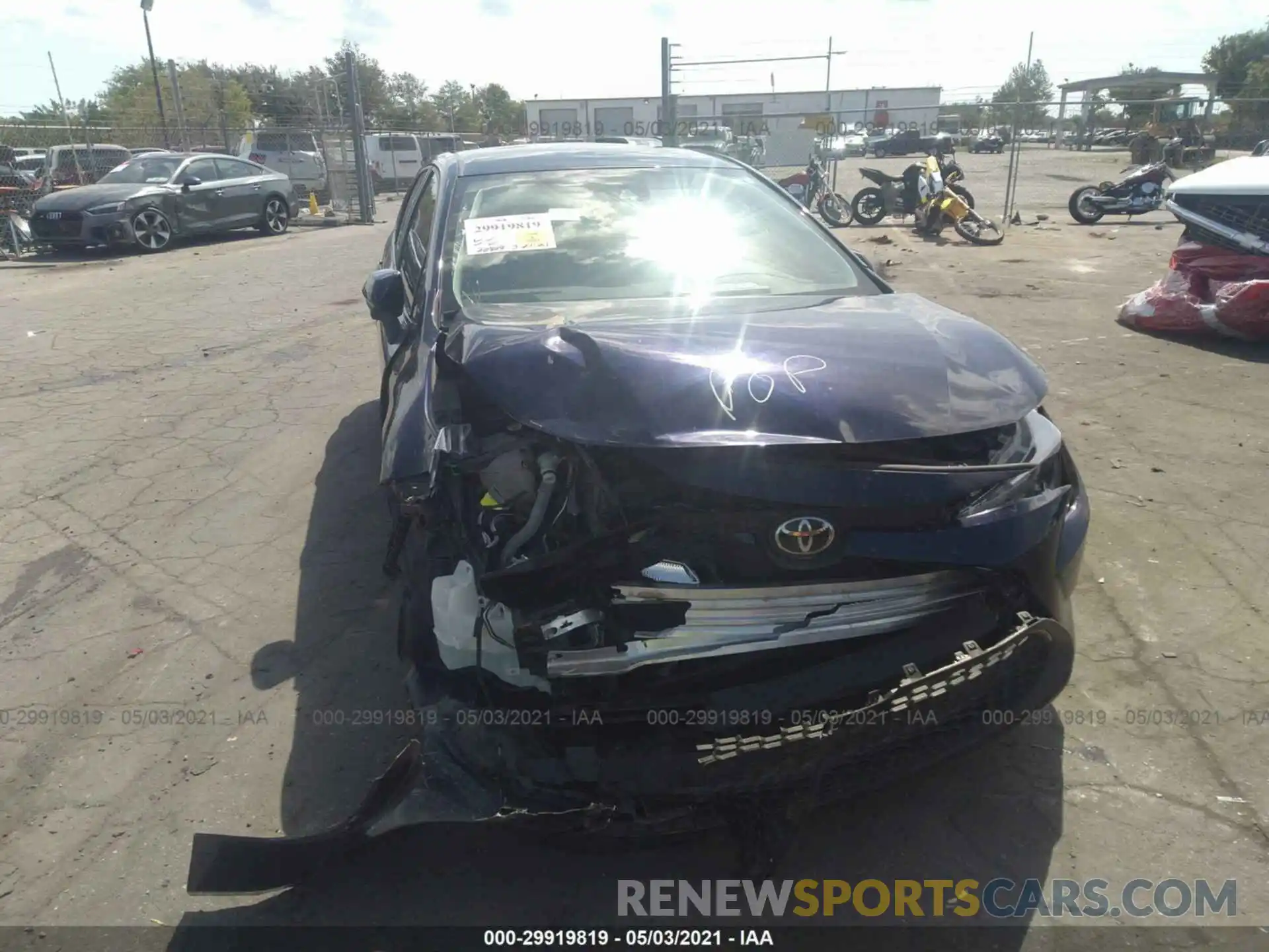 6 Photograph of a damaged car 5YFEPRAE0LP041626 TOYOTA COROLLA 2020