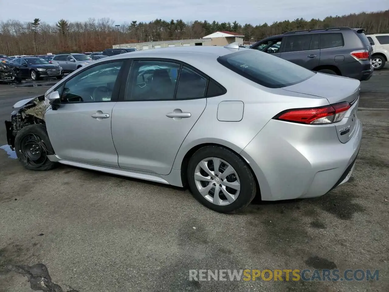 2 Photograph of a damaged car 5YFEPRAE0LP051394 TOYOTA COROLLA 2020