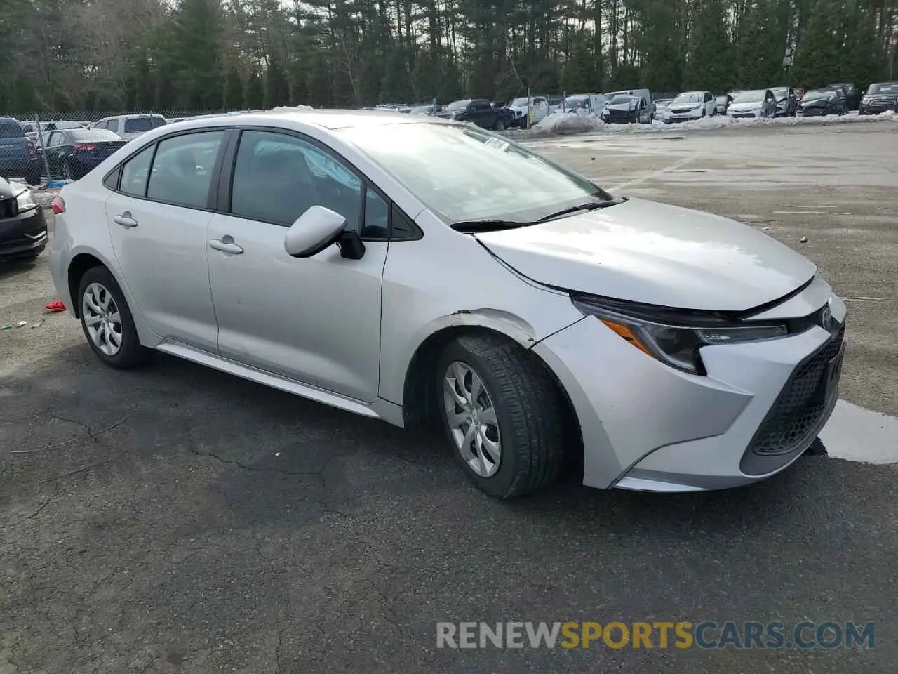 4 Photograph of a damaged car 5YFEPRAE0LP051394 TOYOTA COROLLA 2020