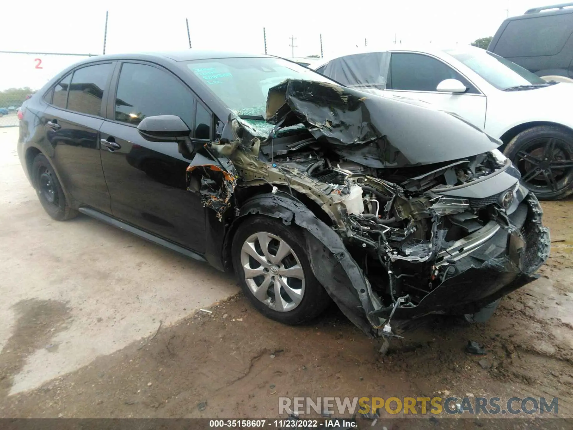 1 Photograph of a damaged car 5YFEPRAE0LP058068 TOYOTA COROLLA 2020