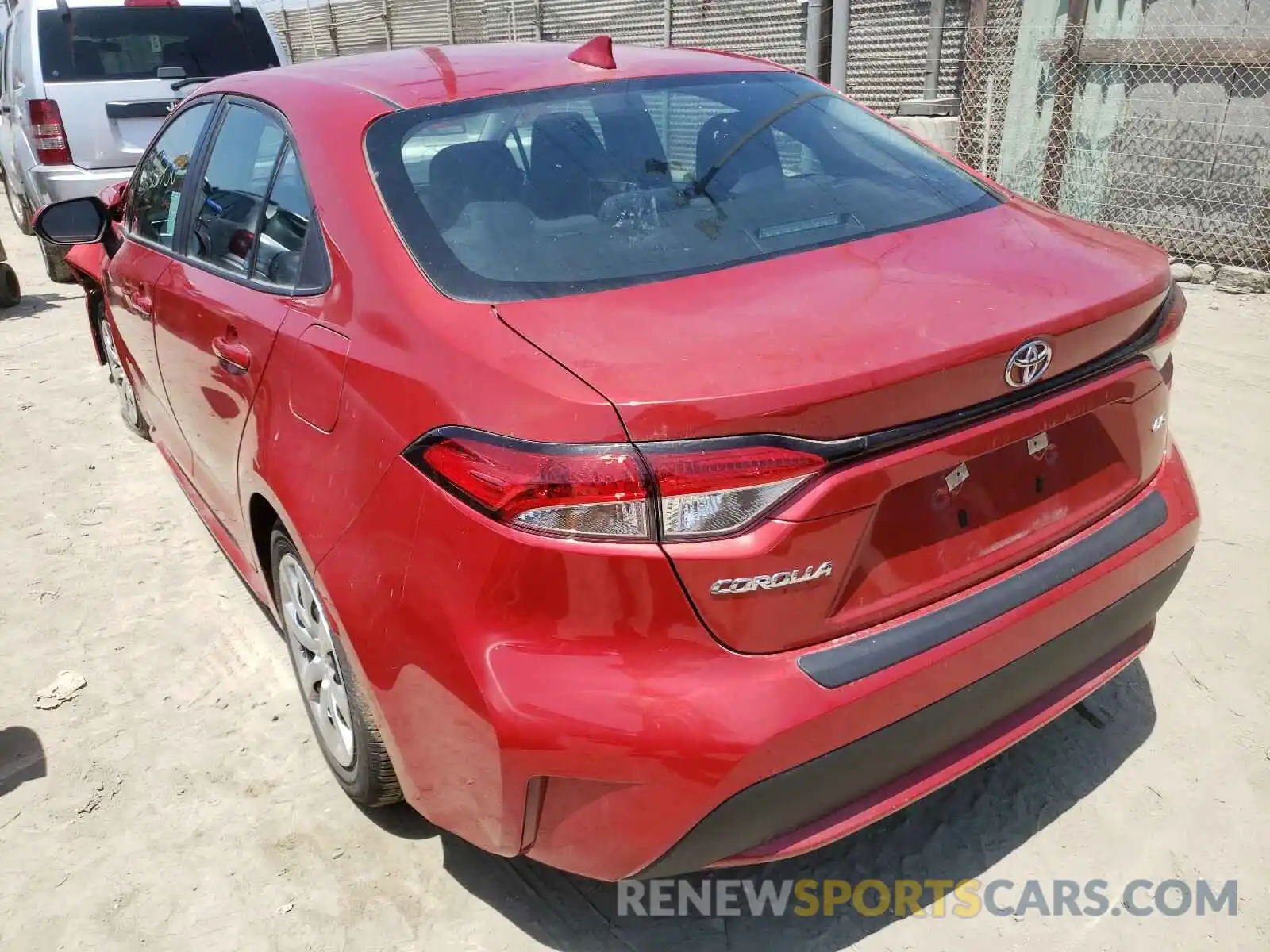 3 Photograph of a damaged car 5YFEPRAE0LP064615 TOYOTA COROLLA 2020