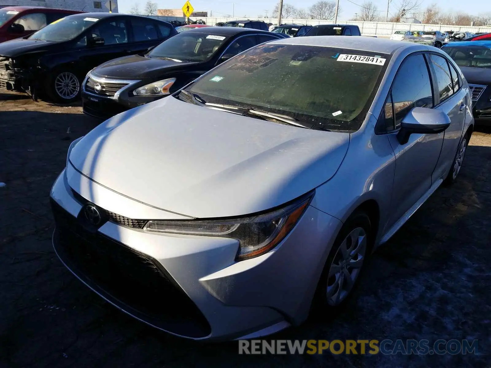 2 Photograph of a damaged car 5YFEPRAE0LP066770 TOYOTA COROLLA 2020