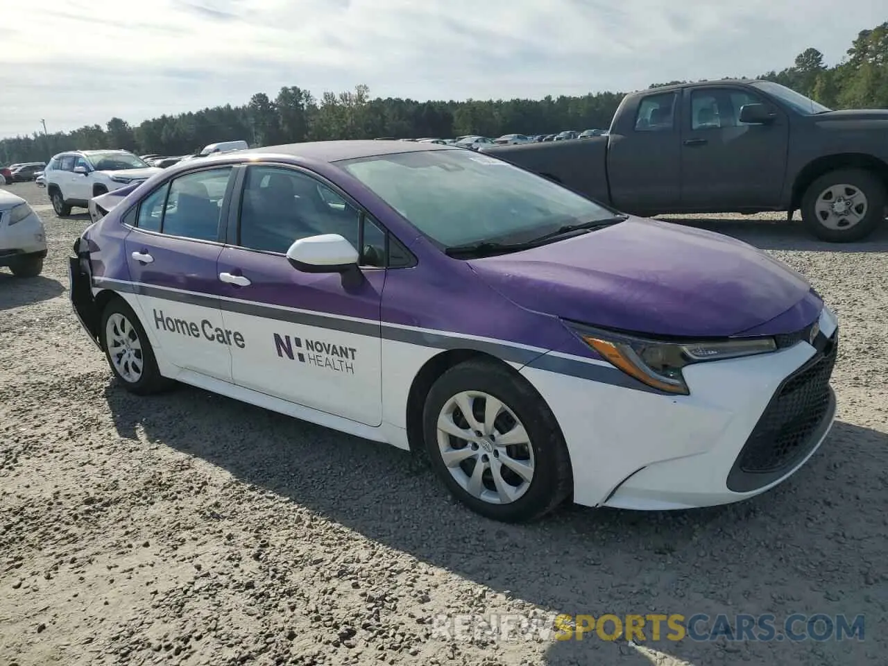 4 Photograph of a damaged car 5YFEPRAE0LP070401 TOYOTA COROLLA 2020